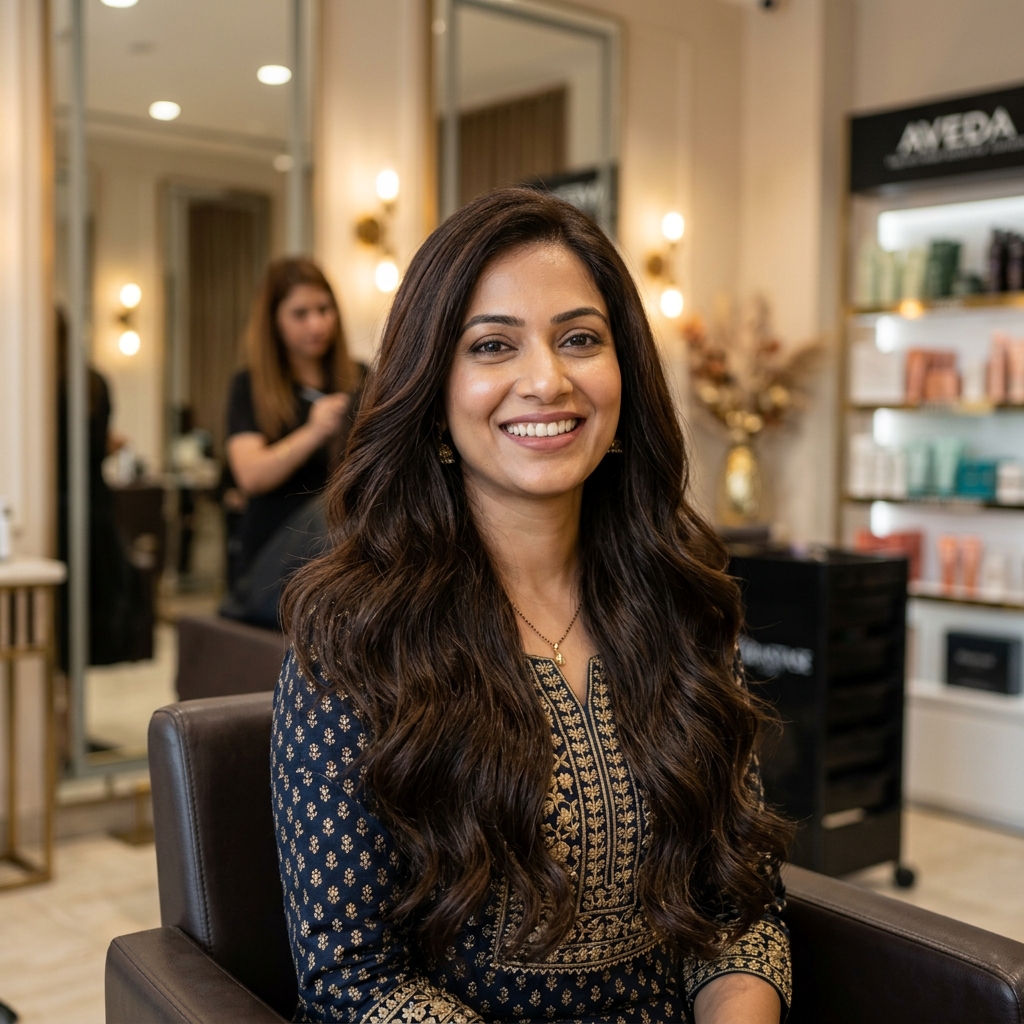 Client transformation result - Vibrant Look Hair Mumbai